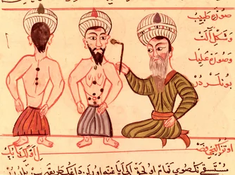 Ms Sup Turc 693 fol.35 Operation for Cauterisation, 1466